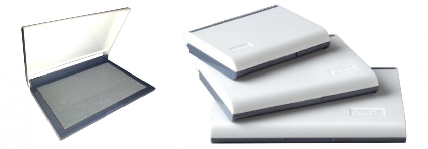 Cojines de fieltro ideales para tinta de secado rápido y base agua.