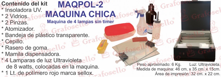 Máquina chica sin timer, **$6500.00 Pesos**.