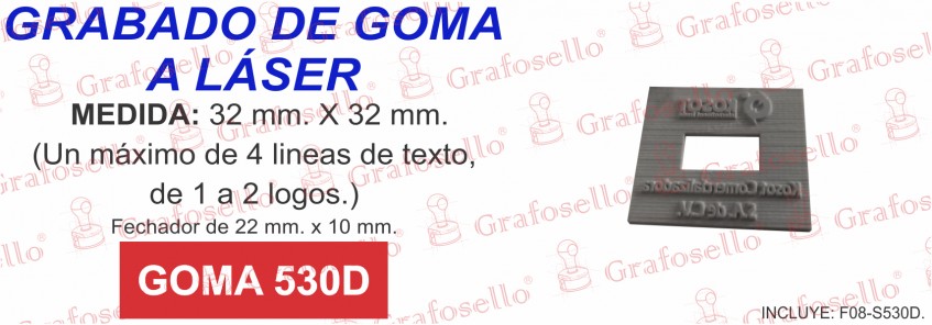 Goma láser 530D