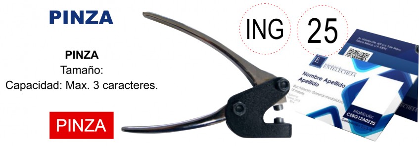 Pinza. *****$8,500.00 PESOS.
