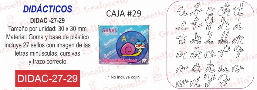 DIDAC-29. * $499 PESOS.