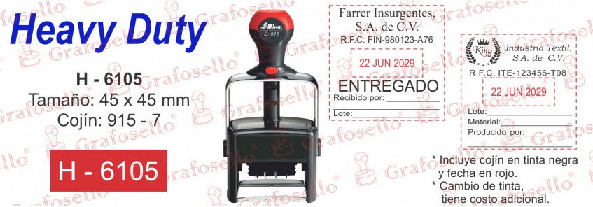 H-6105 *****$799 PESOS.